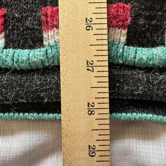 Vintage Maggie Lawrence Collection Sweater Womens 7 Aztec Print Made In USA - Picture 7 of 7